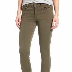 DL1961 margaux skinny jeans in shamrock color
